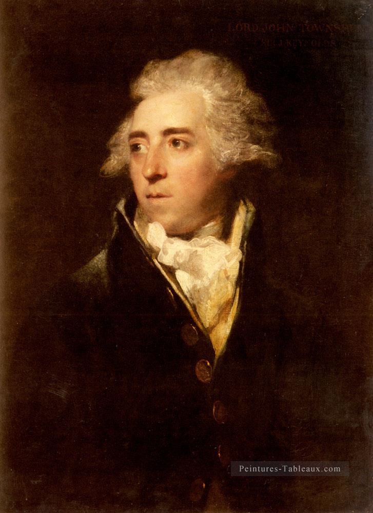 Portrait de Lord John Townshend Joshua Reynolds Peintures à l'huile